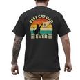 Best Cat Dad Ever Cat Lover Kitten Owner Kitty Men's Back Print T-Shirt