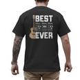 Best Dad Ever Guitarist Father D-A-D Chord Guitar Men's Back Print T-Shirt