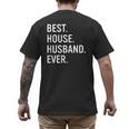 Best House Husband Ever Stay At Home Dad Men's Back Print T-Shirt