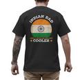 Best Indian Dad Ever Father's Day India Flag Pride Men's Back Print T-Shirt Best Indian Dad Ever Father's Day India Flag Pride Men's Back Print T-Shirt