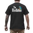 The Bird Father Bird Watching Meme Birder Dad Men's Back Print T-Shirt