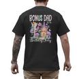 Bonus Dad Of The Birthday Fairy 1St Birthday Girl Party Men's Back Print T-Shirt Bonus Dad Of The Birthday Fairy 1St Birthday Girl Party Men's Back Print T-Shirt
