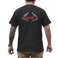Call Of Daddy Parenting Ops Shirt Gamer Dad Men's Back Print T-Shirt