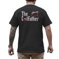 The Cat Father Cat Dad Feline Father Kitten Dad Men's Back Print T-Shirt