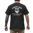 Cheer Dad Cheerleading Bearded Definition Men's Back Print T-Shirt