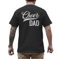 Cheer Dad Green Cheerleading Matching Parents Men's Back Print T-Shirt