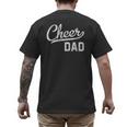 Cheer Dad Proud Cheerleading Dad Small Men's Back Print T-Shirt