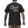 Cheer Dad Shirts Cheer Uncle Proud Cheerleading Uncle Men's Back Print T-Shirt