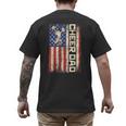 Cheerleader Dad Cheer Dad American US Flag Father Team Men's Back Print T-Shirt Cheerleader Dad Cheer Dad American US Flag Father Team Men's Back Print T-Shirt