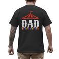 Circus Dad Of The Birthday Boy & Girl Carnival Family Outfit Men's Back Print T-Shirt