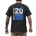 Class Of 2026 Dad Proud Dad Of A 2026 Senior Graduate Men's Back Print T-Shirt