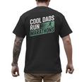 Cool Dads Run Marathons Marathon Running Runner Men's Back Print T-Shirt Cool Dads Run Marathons Marathon Running Runner Men's Back Print T-Shirt