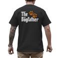 Cool Dog Dad Dog Father Shirt The Dogfather T-Shirt Men's Back Print T-Shirt