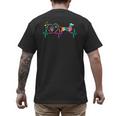 Dachshund Doxie Weenie Mom Dad Heartbeat Tie Dye Dog Men's Back Print T-Shirt Dachshund Doxie Weenie Mom Dad Heartbeat Tie Dye Dog Men's Back Print T-Shirt