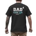 Dad 4 Fourth Time Dad Dad Of Four Men's Back Print T-Shirt