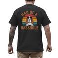 Dad Of a Basshole Basset Hound Owner Men's Back Print T-Shirt