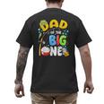 Dad Of The Big One Fishing Birthday Boy Family Party Men's Back Print T-Shirt