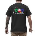 Dad Of The Big One Fishing Boy First Birthday Ofishally Men's Back Print T-Shirt