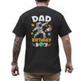 Dad Of The Birthday Boy Astronaut Outer Space Birthday Men's Back Print T-Shirt