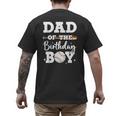 Dad Of The Birthday Boy Baseball Bday Family Men's Back Print T-Shirt
