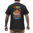 Dad Of The Birthday For Boy Circus Carnival Theme Party Men's Back Print T-Shirt