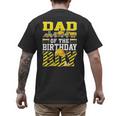 Dad Of The Birthday Boy Construction Truck Men's Back Print T-Shirt