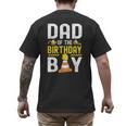 Dad Of The Birthday Boy Construction Worker Bday Men's Back Print T-Shirt