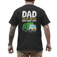 Dad Of The Birthday Boy Garbage Truck Birthday Party Men's Back Print T-Shirt