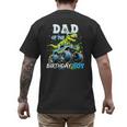 Dad Of The Birthday Boy Monster Truck Dinosaur PartyRex Men's Back Print T-Shirt