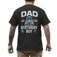 Dad Of The Birthday Boy Police Car Policeman Police Officer Men's Back Print T-Shirt Dad Of The Birthday Boy Police Car Policeman Police Officer Men's Back Print T-Shirt