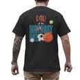 Dad Of The Birthday Boy Sports Matching Family Men's Back Print T-Shirt