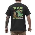 Dad Of The Birthday BoyRex Dinosaur Family Party Men's Back Print T-Shirt