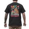 Dad Of The Birthday Capybara Boba Tea Girl Bday Party Family Men's Back Print T-Shirt
