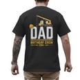 Dad Birthday Crew Construction Men's Back Print T-Shirt