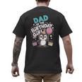 Dad Of The Birthday Girl Pesto Baby Penguin Party Men's Back Print T-Shirt