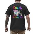 Dad Of The Birthday Girl Skater Roller Skate Family Party Men's Back Print T-Shirt