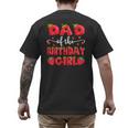 Dad Of The Birthday Girl Strawberry Family Matching Men's Back Print T-Shirt