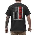 Dad Dance She Get It From Me Proud Dancer Dad USA Flag Men Men's Back Print T-Shirt