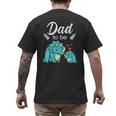 Dad To Be Dinosaur Baby Shower For Boy Men's Back Print T-Shirt