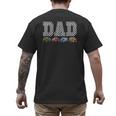 Dad Family Crew Monster Truck Lover Birthday Matching Men's Back Print T-Shirt