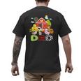 Dad Farm Animal Birthday Family Matching Party Men's Back Print T-Shirt