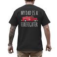 My Dad Is A Firefighter Men's Back Print T-Shirt