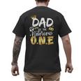 Dad Of The Notorious One Old School 1st Hip Hop Birthday Men's Back Print T-Shirt