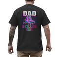Dad Of Roller Girl Roller Skating Birthday Matching Family Men's Back Print T-Shirt