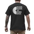 Dad Shirt Measure Cut Swear Handyman Father Day Tshirt Men's Back Print T-Shirt