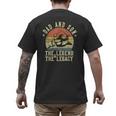 Dad And Son The Legend And The Legacy Dad Men's Back Print T-Shirt