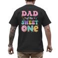 Dad Of The Sweet One 1st Birthday Donut Bday Party Men's Back Print T-Shirt