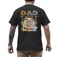 Dad Of The Two Wild Animal Safari 2Nd Birthday Party Men's Back Print T-Shirt