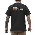 Dad-Vibes Forever Father Retro Vintage Men's Back Print T-Shirt