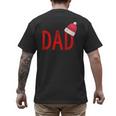 Dad Xmas PJs Christmas Pajamas And Xmas PJ Family Shirt Men's Back Print T-Shirt